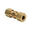 Thrifco Plumbing No. 62-C 1/4 Inch Lead-Free Brass Compression Coupling 4401060 - alternate 1